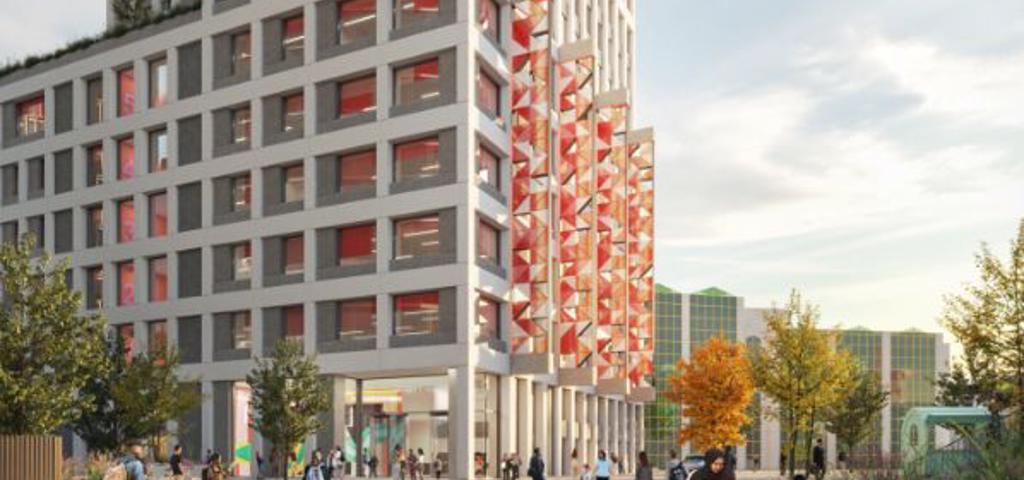 London based office building to be transformed into a 36-storey student housing residence